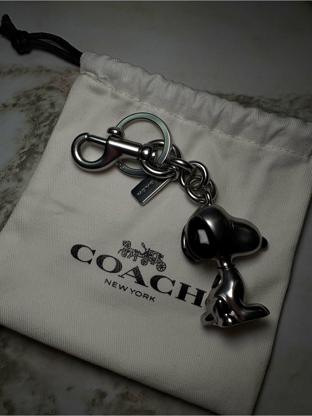 Coach 75th Anniversary Snoopy Bag Charm - Picture 2 of 5